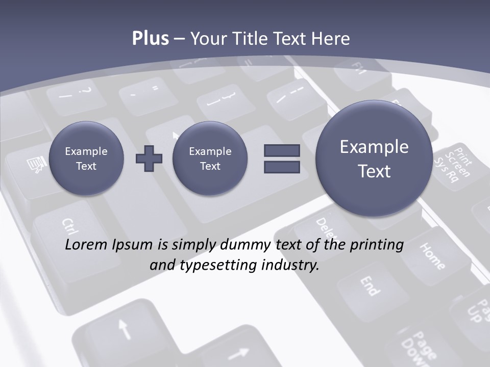 Close Up Object Peripheral PowerPoint Template