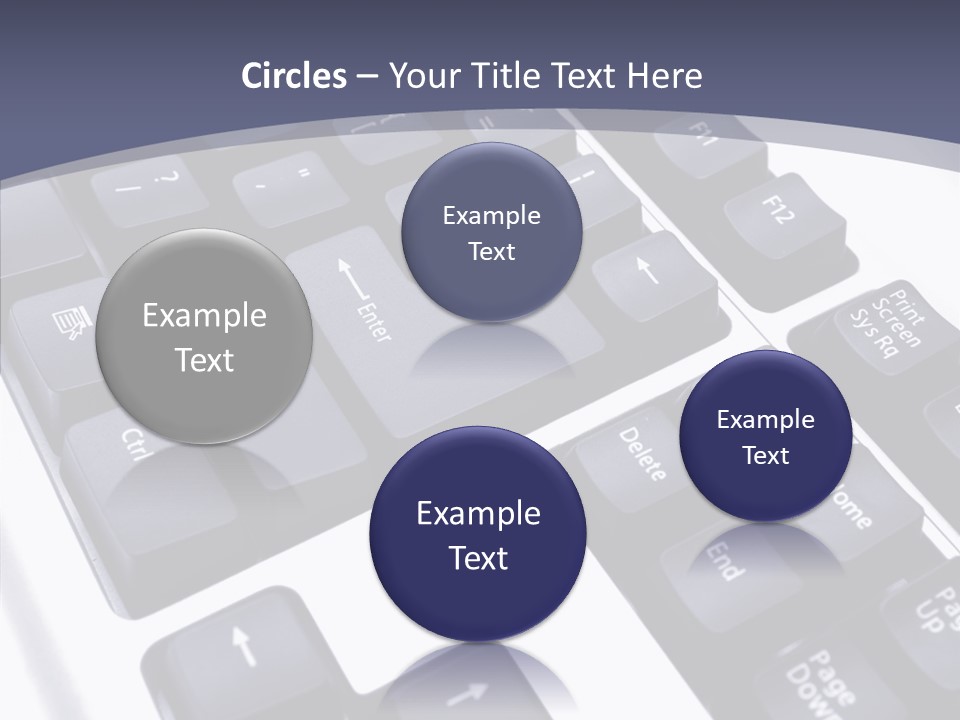 Close Up Object Peripheral PowerPoint Template