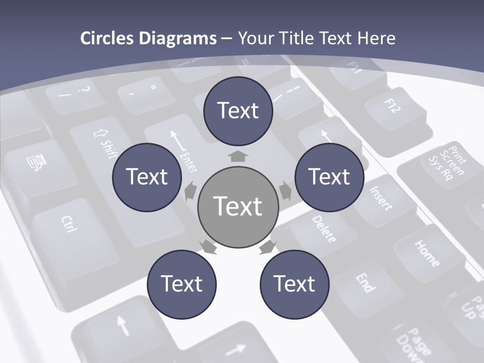 Close Up Object Peripheral PowerPoint Template