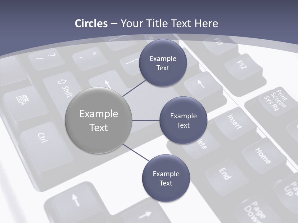 Close Up Object Peripheral PowerPoint Template