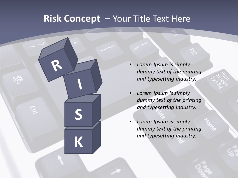 Close Up Object Peripheral PowerPoint Template