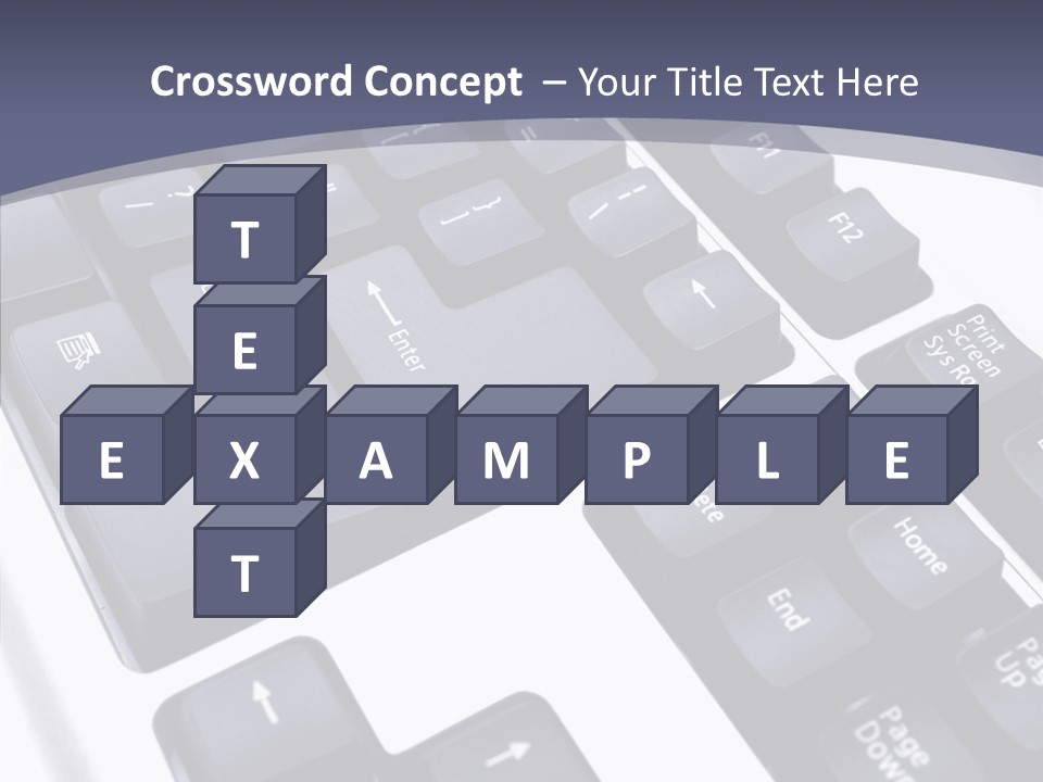 Close Up Object Peripheral PowerPoint Template