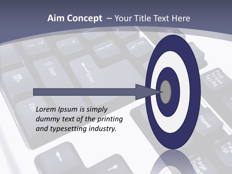 Close Up Object Peripheral PowerPoint Template