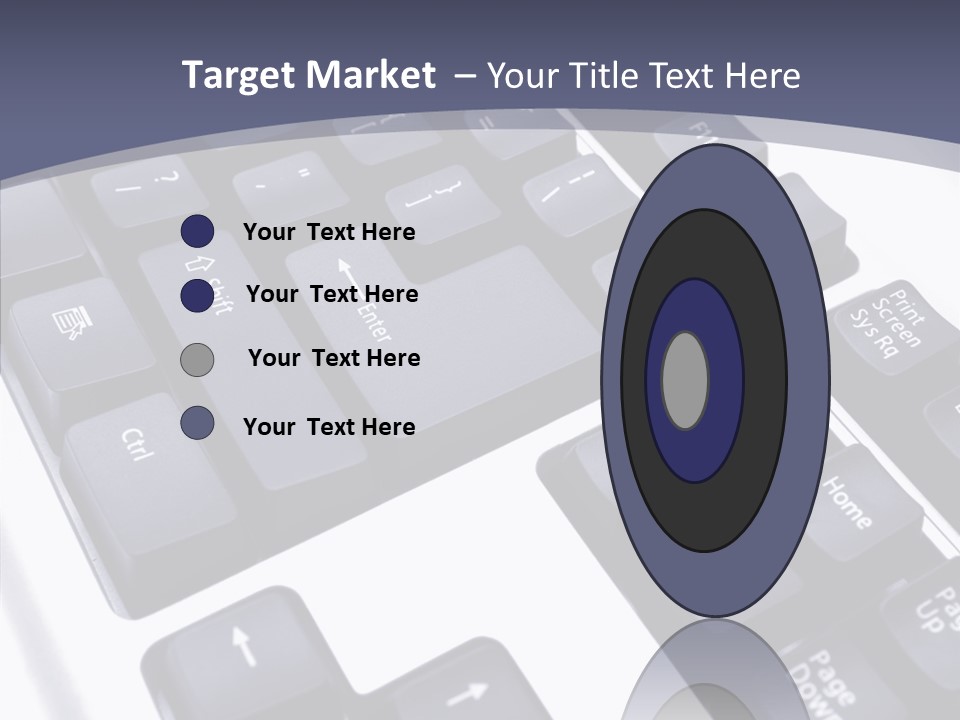 Close Up Object Peripheral PowerPoint Template