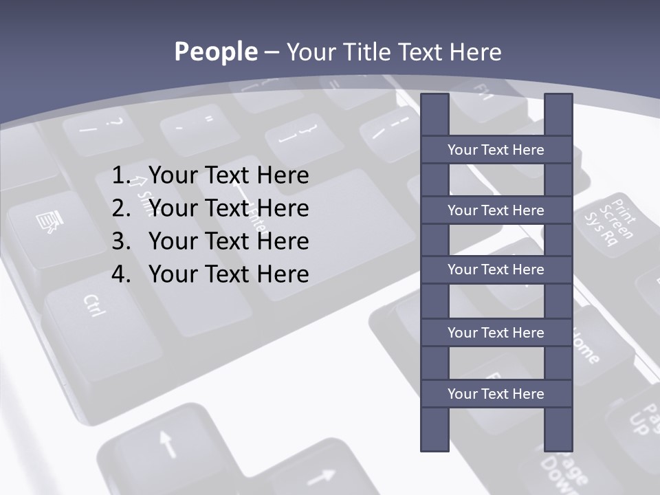 Close Up Object Peripheral PowerPoint Template