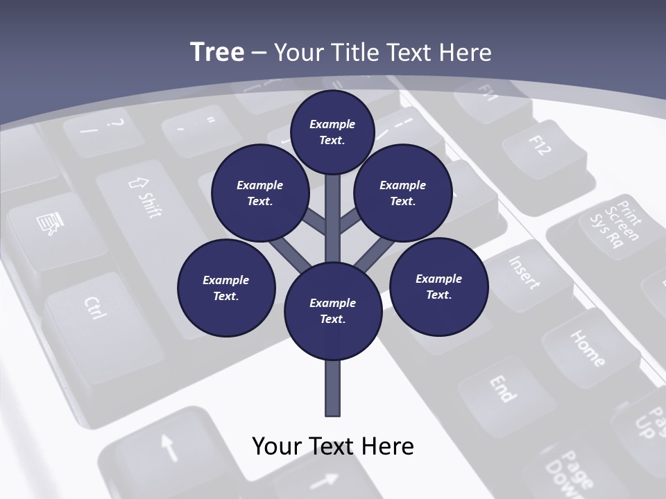 Close Up Object Peripheral PowerPoint Template