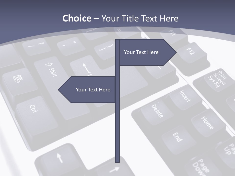 Close Up Object Peripheral PowerPoint Template