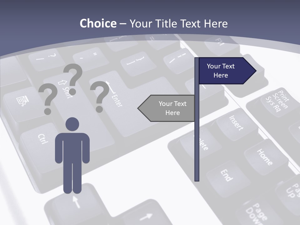 Close Up Object Peripheral PowerPoint Template