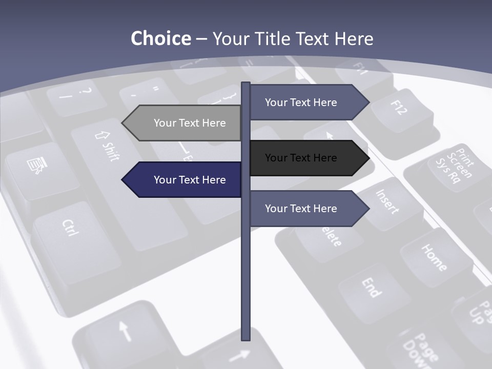 Close Up Object Peripheral PowerPoint Template