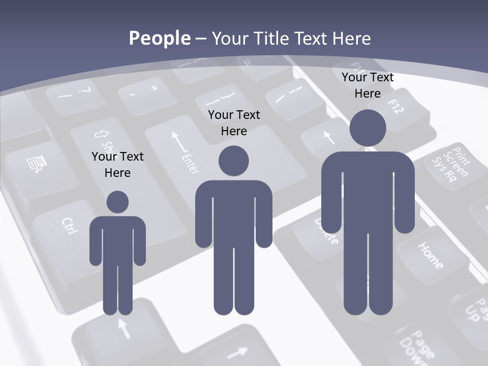 Close Up Object Peripheral PowerPoint Template