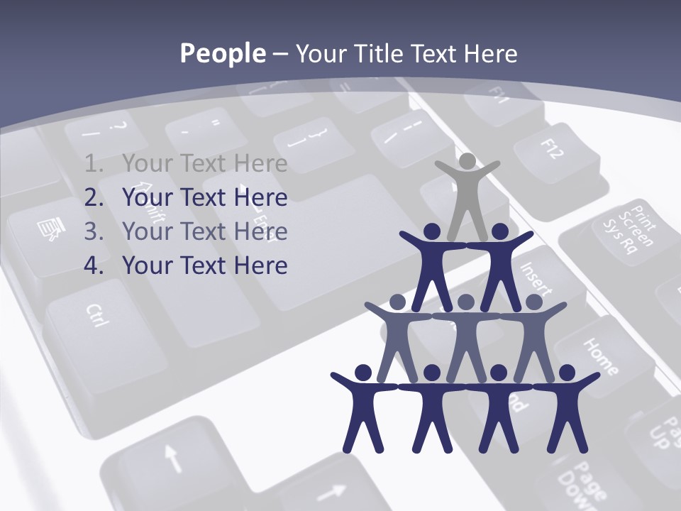 Close Up Object Peripheral PowerPoint Template