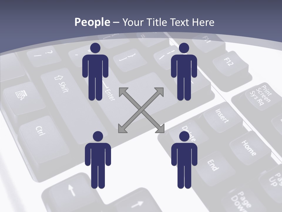 Close Up Object Peripheral PowerPoint Template