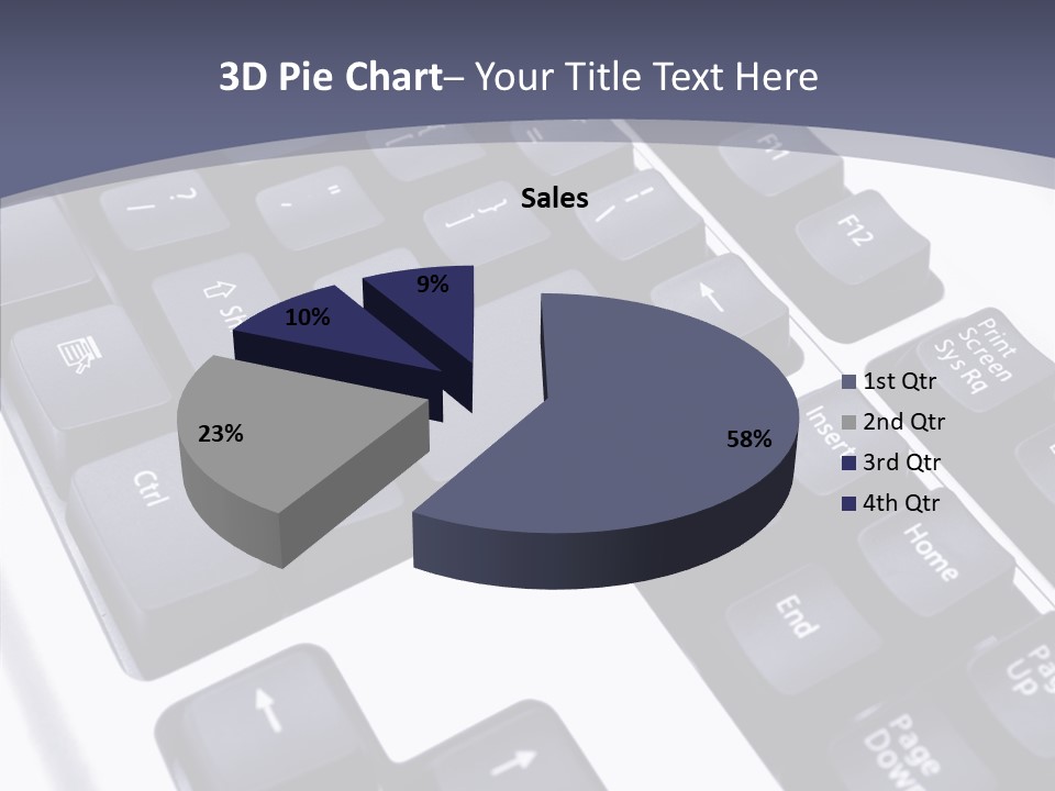 Close Up Object Peripheral PowerPoint Template