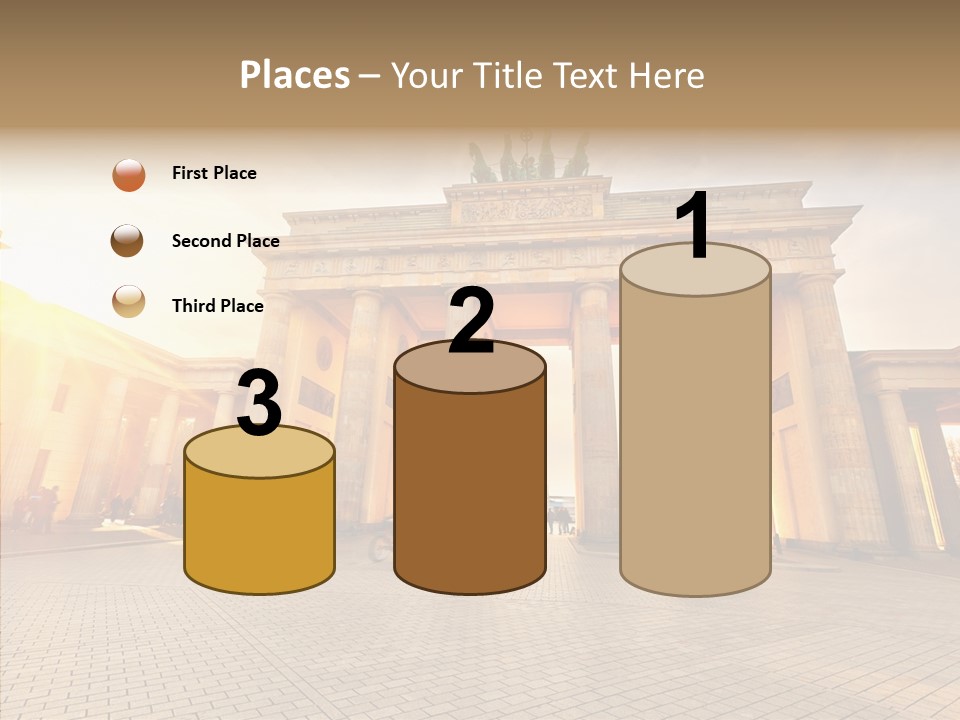 Memorial Sunset Urban PowerPoint Template