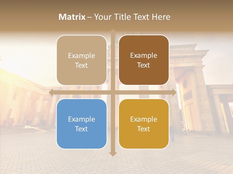 Memorial Sunset Urban PowerPoint Template