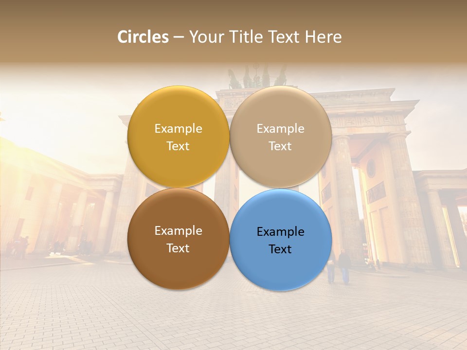 Memorial Sunset Urban PowerPoint Template