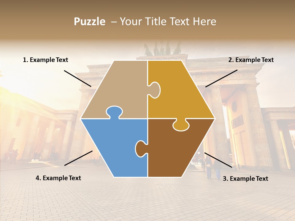 Memorial Sunset Urban PowerPoint Template