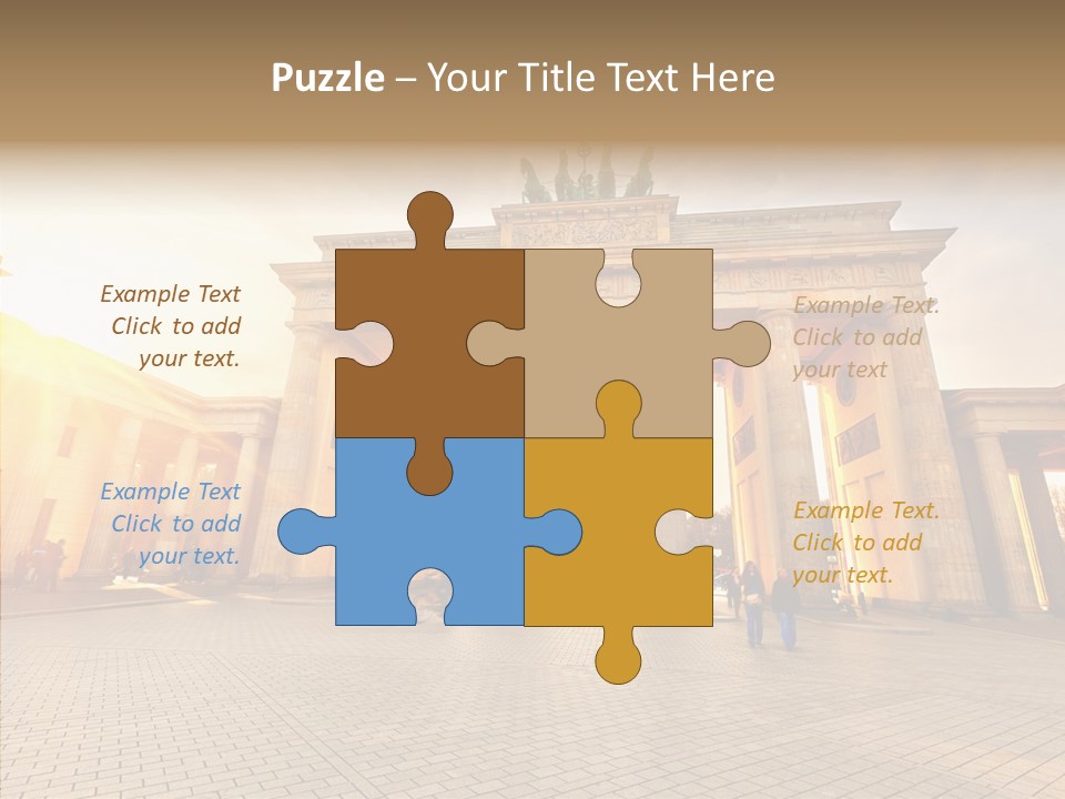 Memorial Sunset Urban PowerPoint Template