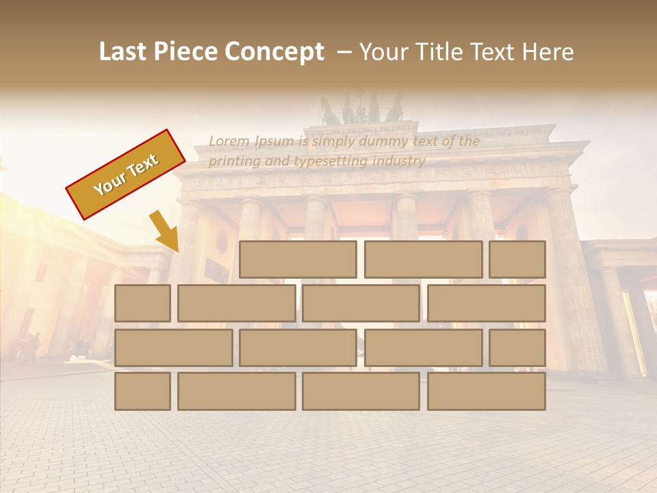 Memorial Sunset Urban PowerPoint Template