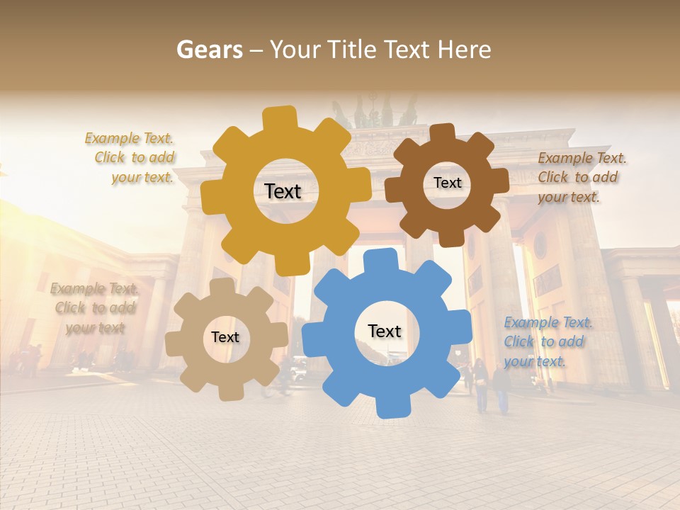 Memorial Sunset Urban PowerPoint Template