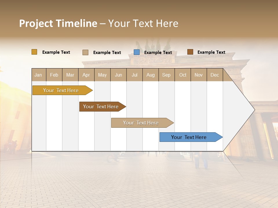 Memorial Sunset Urban PowerPoint Template
