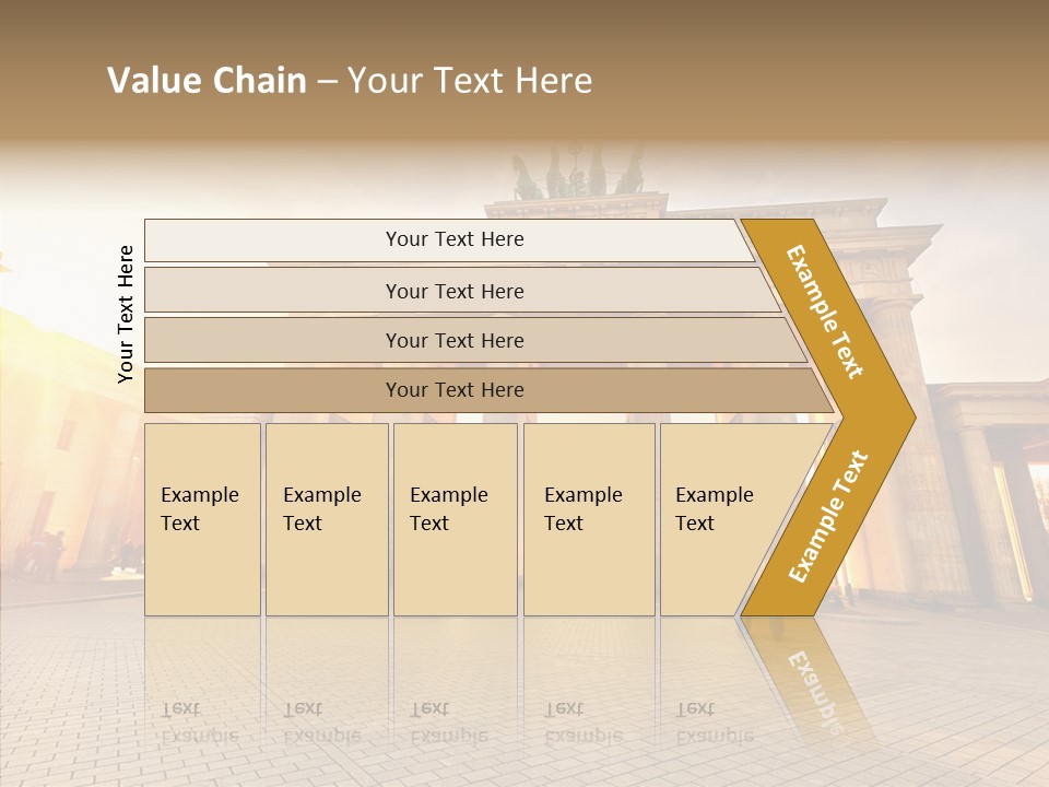 Memorial Sunset Urban PowerPoint Template