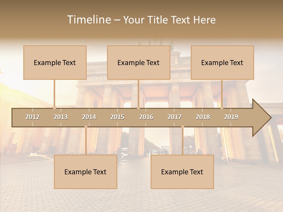 Memorial Sunset Urban PowerPoint Template