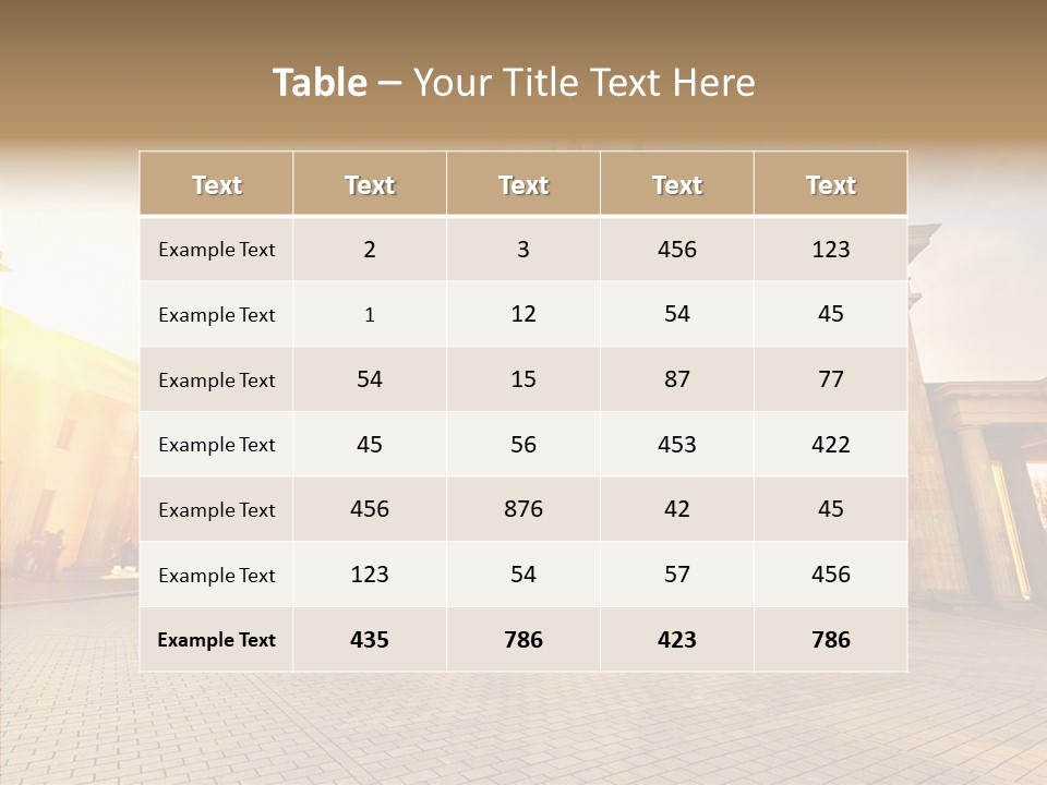 Memorial Sunset Urban PowerPoint Template