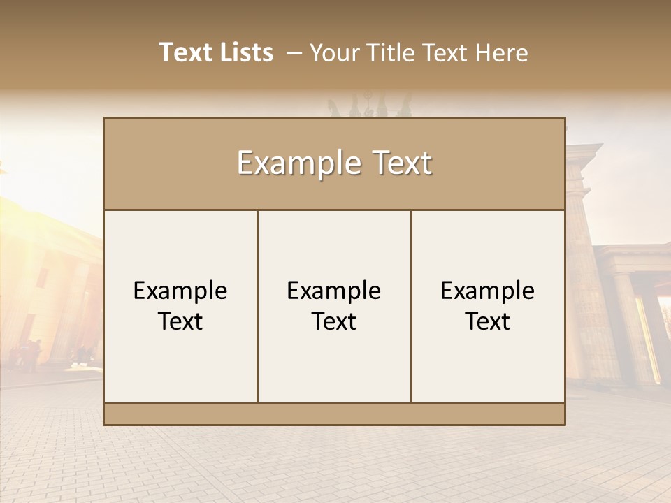 Memorial Sunset Urban PowerPoint Template