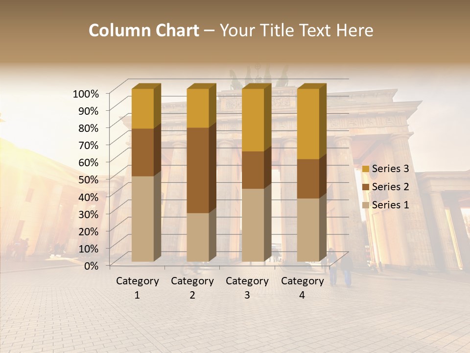 Memorial Sunset Urban PowerPoint Template