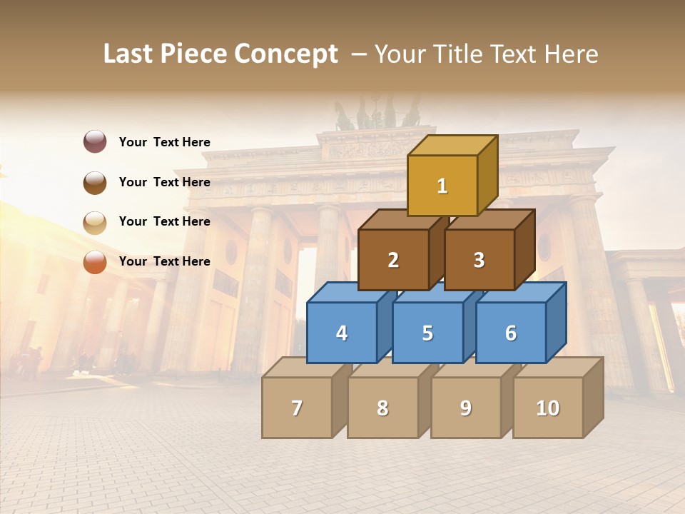 Memorial Sunset Urban PowerPoint Template