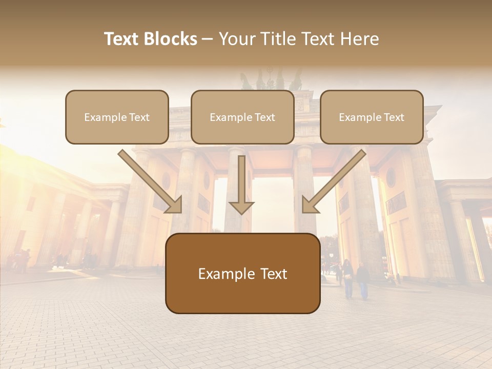 Memorial Sunset Urban PowerPoint Template