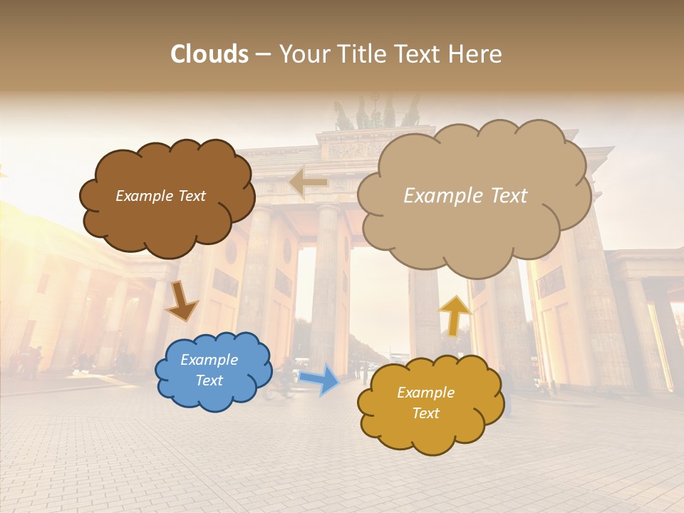 Memorial Sunset Urban PowerPoint Template