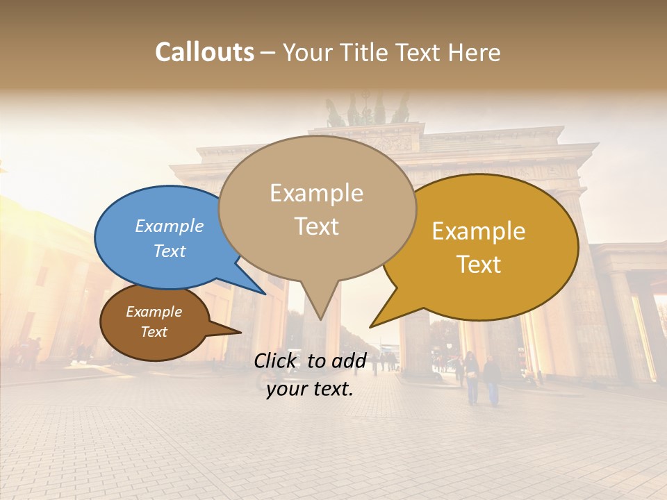 Memorial Sunset Urban PowerPoint Template