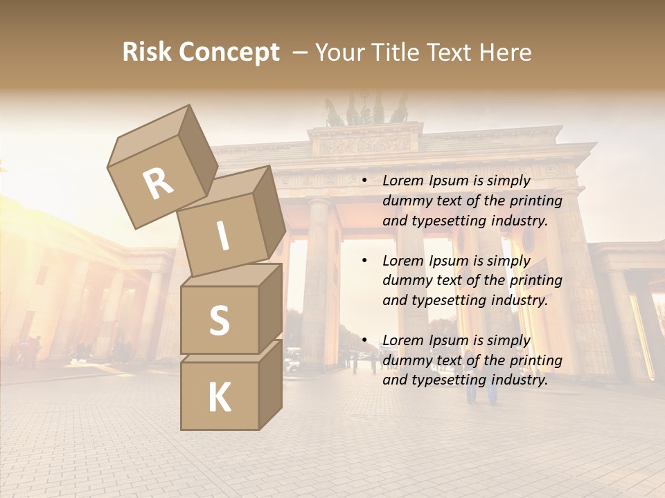 Memorial Sunset Urban PowerPoint Template