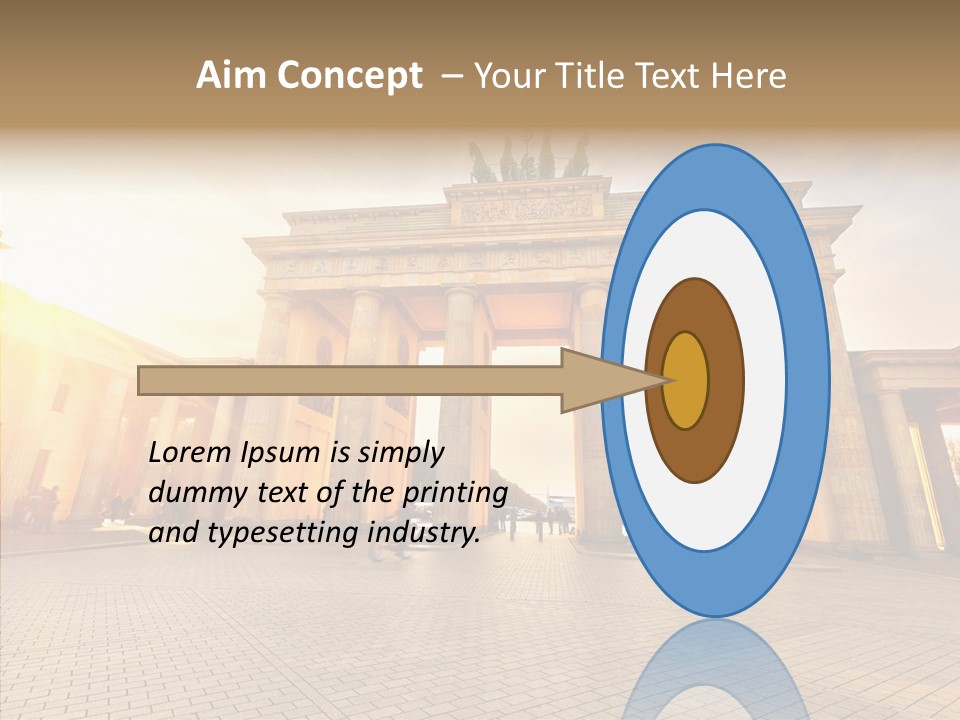 Memorial Sunset Urban PowerPoint Template