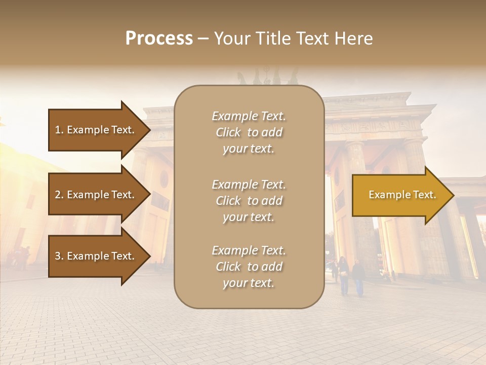 Memorial Sunset Urban PowerPoint Template