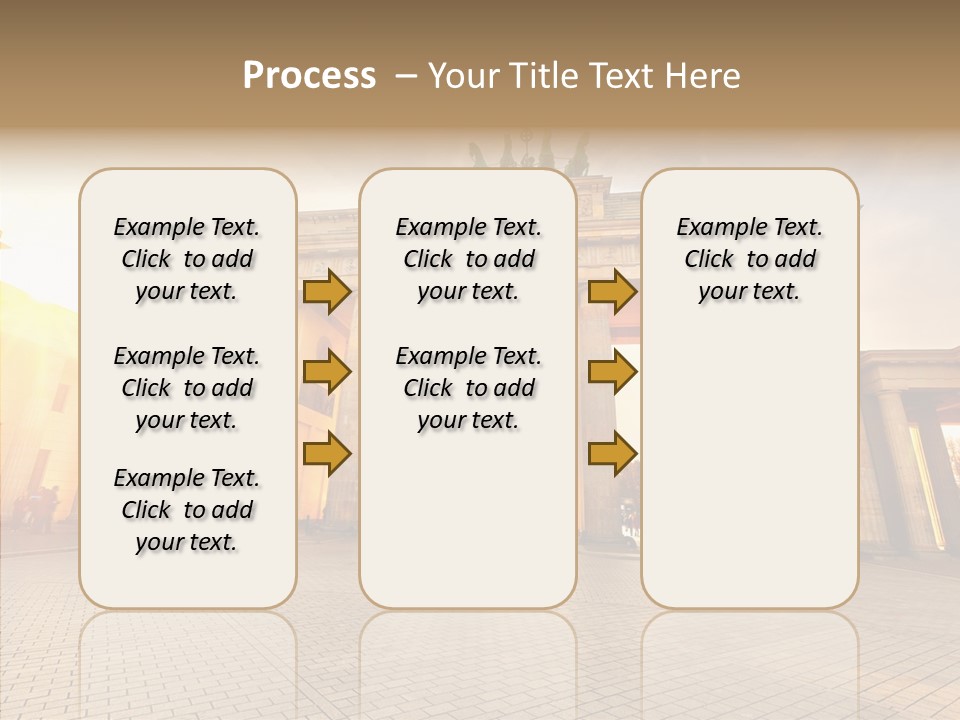 Memorial Sunset Urban PowerPoint Template