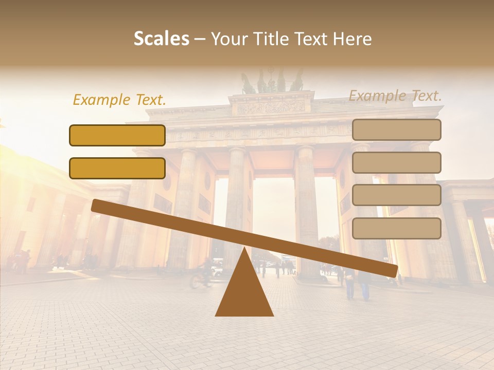 Memorial Sunset Urban PowerPoint Template