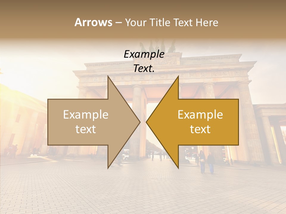 Memorial Sunset Urban PowerPoint Template