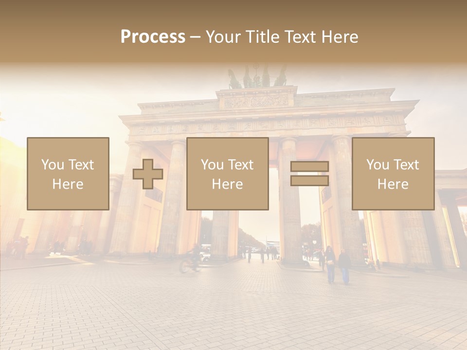 Memorial Sunset Urban PowerPoint Template