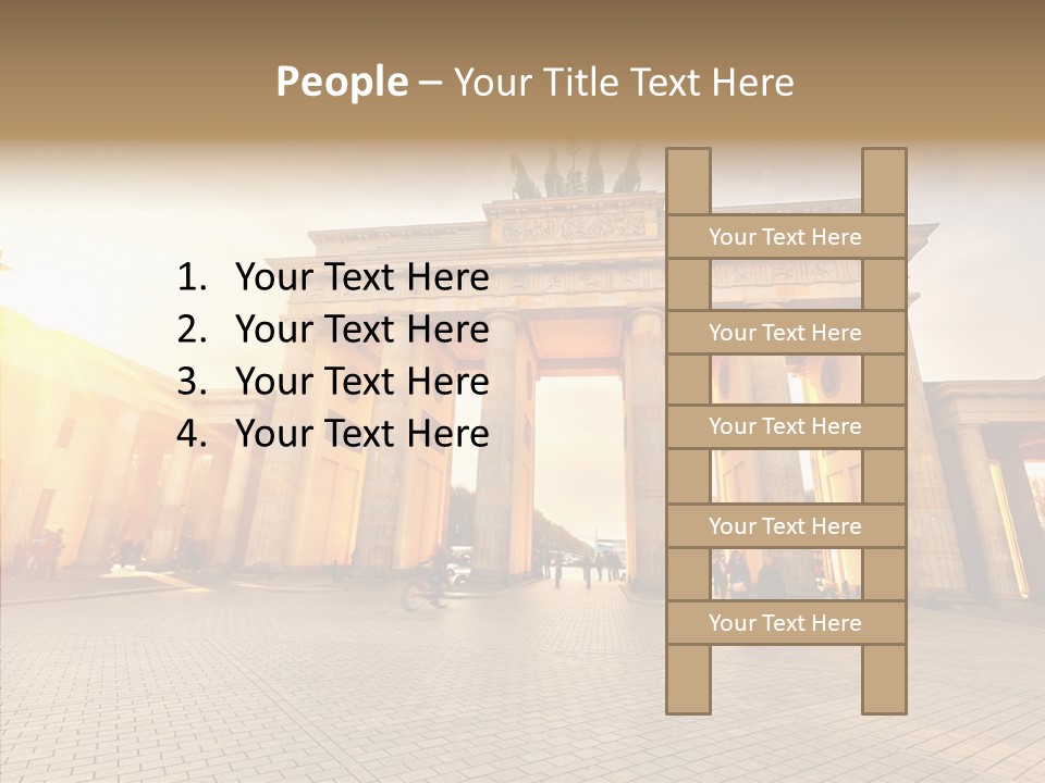 Memorial Sunset Urban PowerPoint Template