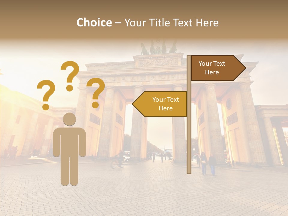 Memorial Sunset Urban PowerPoint Template