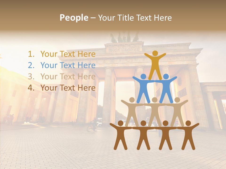 Memorial Sunset Urban PowerPoint Template