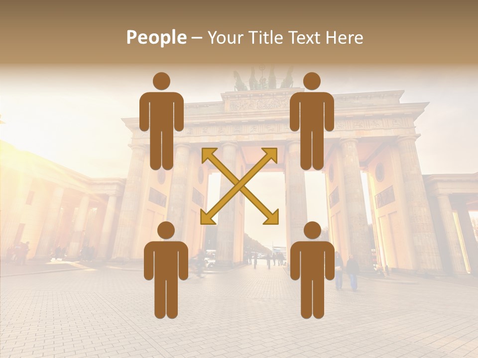 Memorial Sunset Urban PowerPoint Template