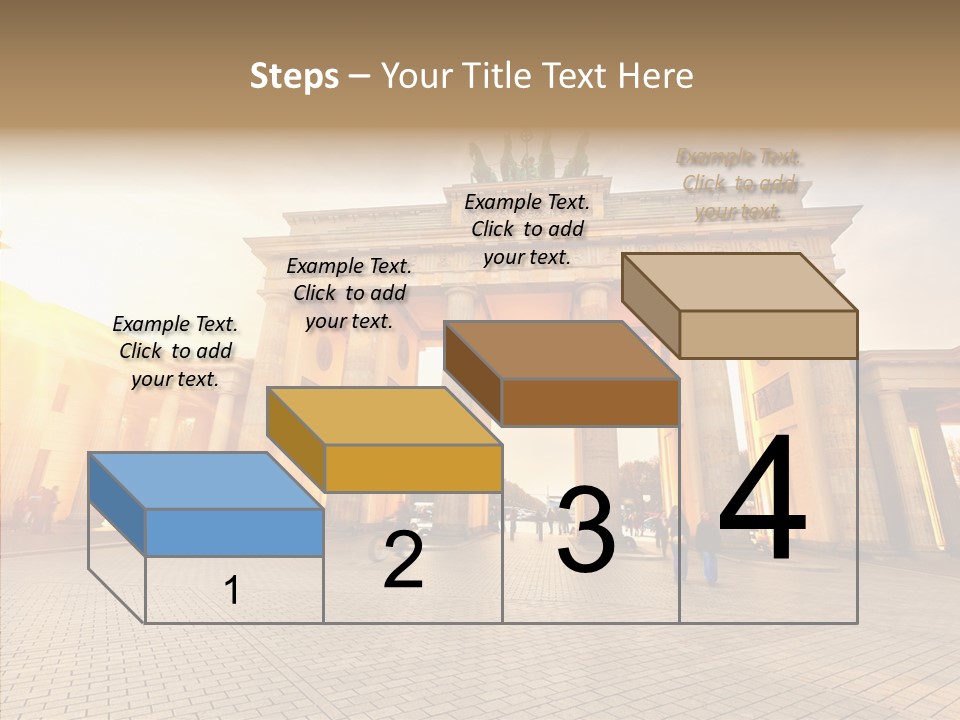 Memorial Sunset Urban PowerPoint Template