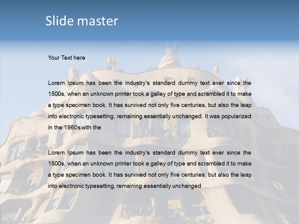 Religion Urban Art PowerPoint Template