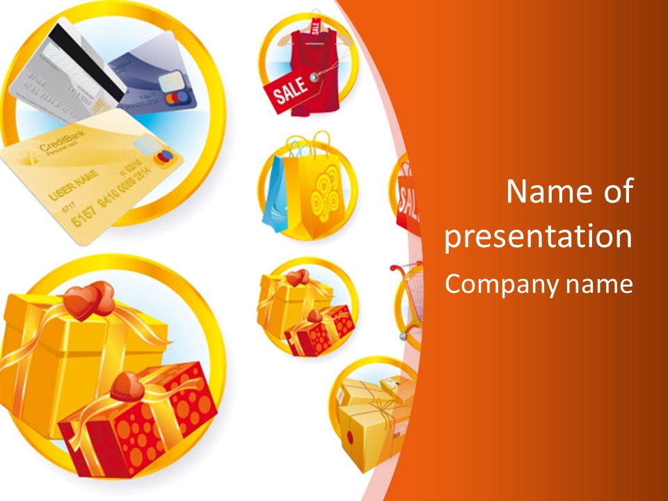 Store Global Box PowerPoint Template