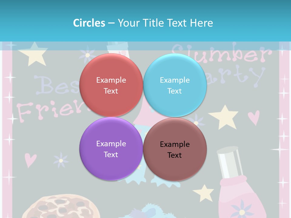 Popcorn Beauty Set PowerPoint Template