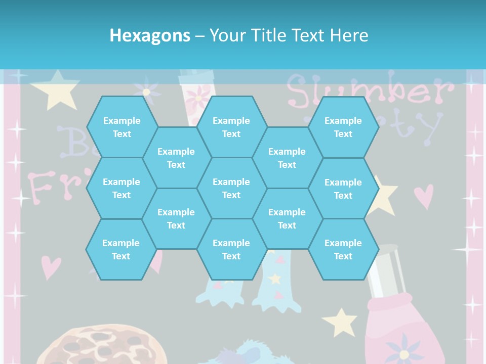 Popcorn Beauty Set PowerPoint Template